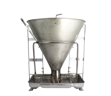 大豬能用不銹鋼料槽么？